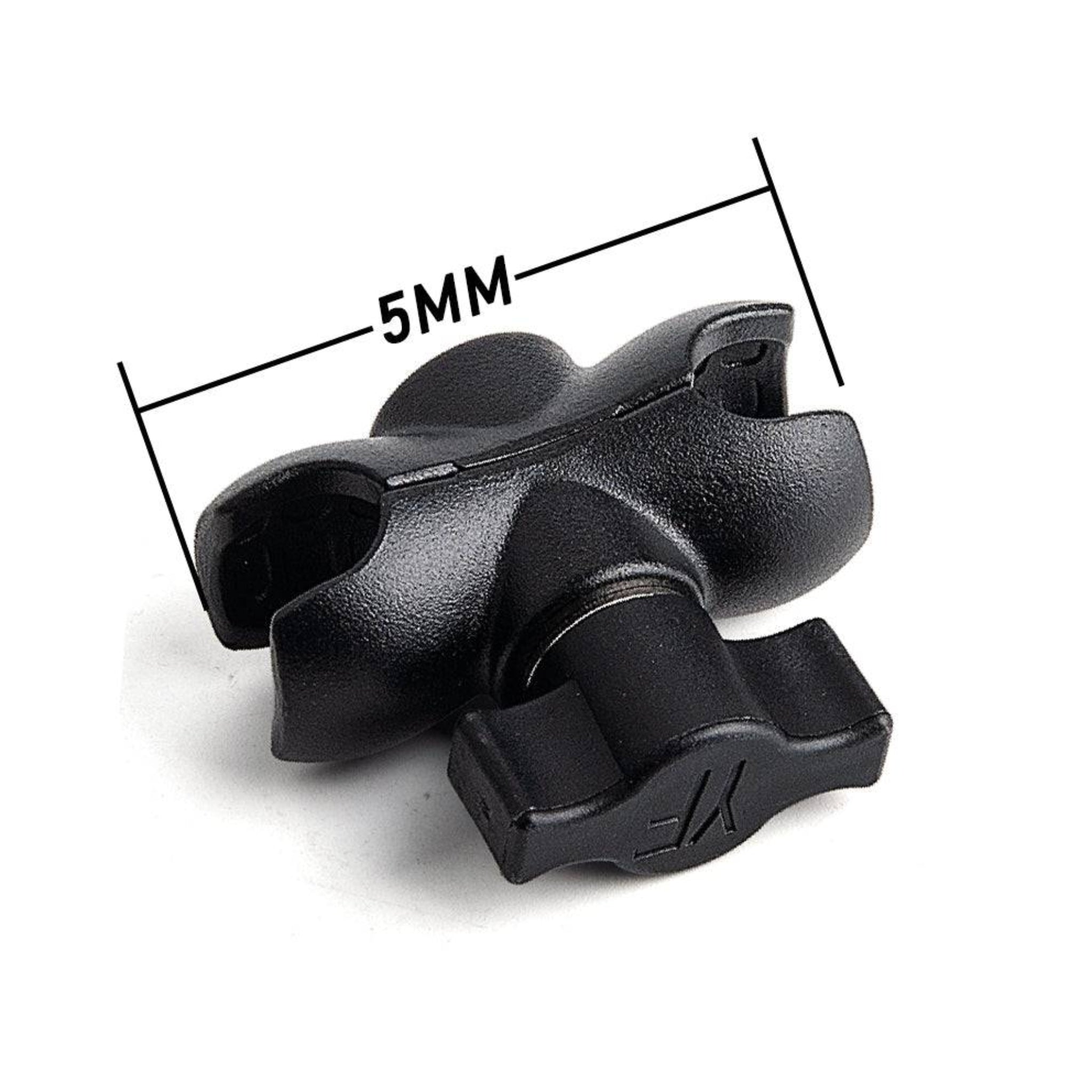 Aluminum Alloy Double Socket Arm 25mm/1 Inch Ball Head Holder Mount Clamp For Bicycle Motorcycle Camera Extension Arm