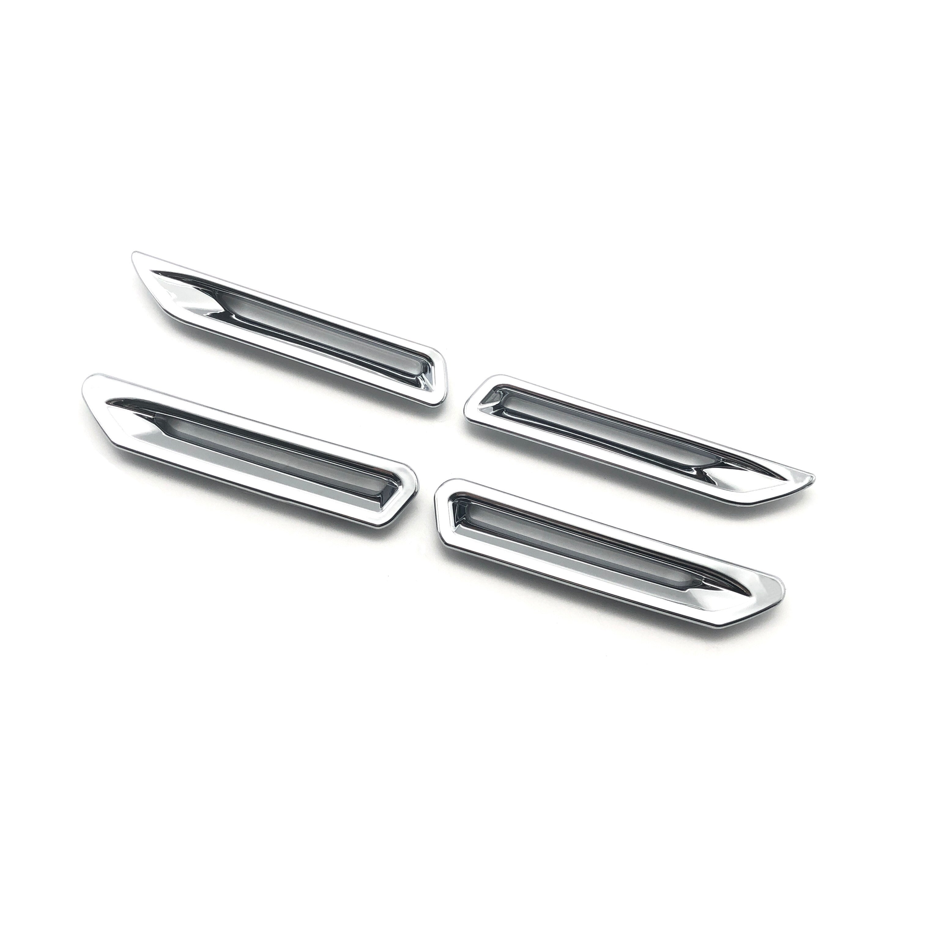 PANICAL Motorrad-Luftführungen, Kühlerschlitz, dekorative Schutzabdeckung, Verkleidung für Honda Gold Wing 1800 GL1800 F6B 2018–2023, Chrom 